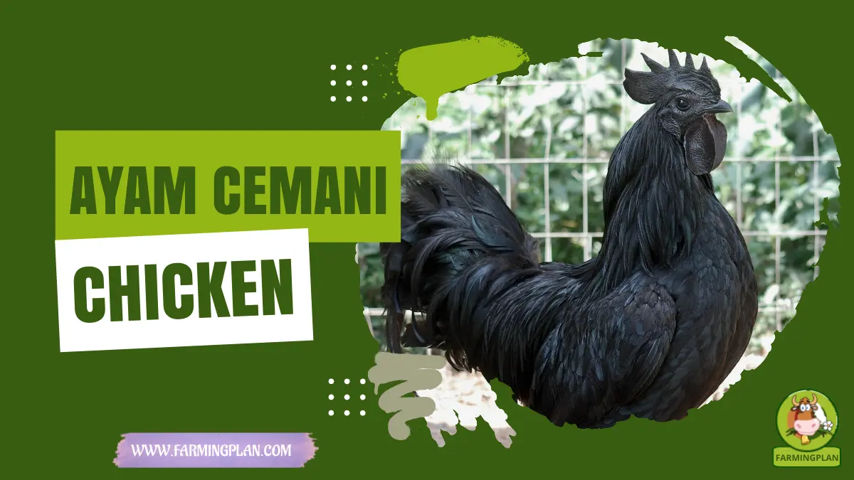 Ayam Cemani Chicken