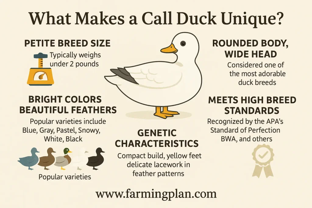 Characteristics What Makes a Call Duck Unique