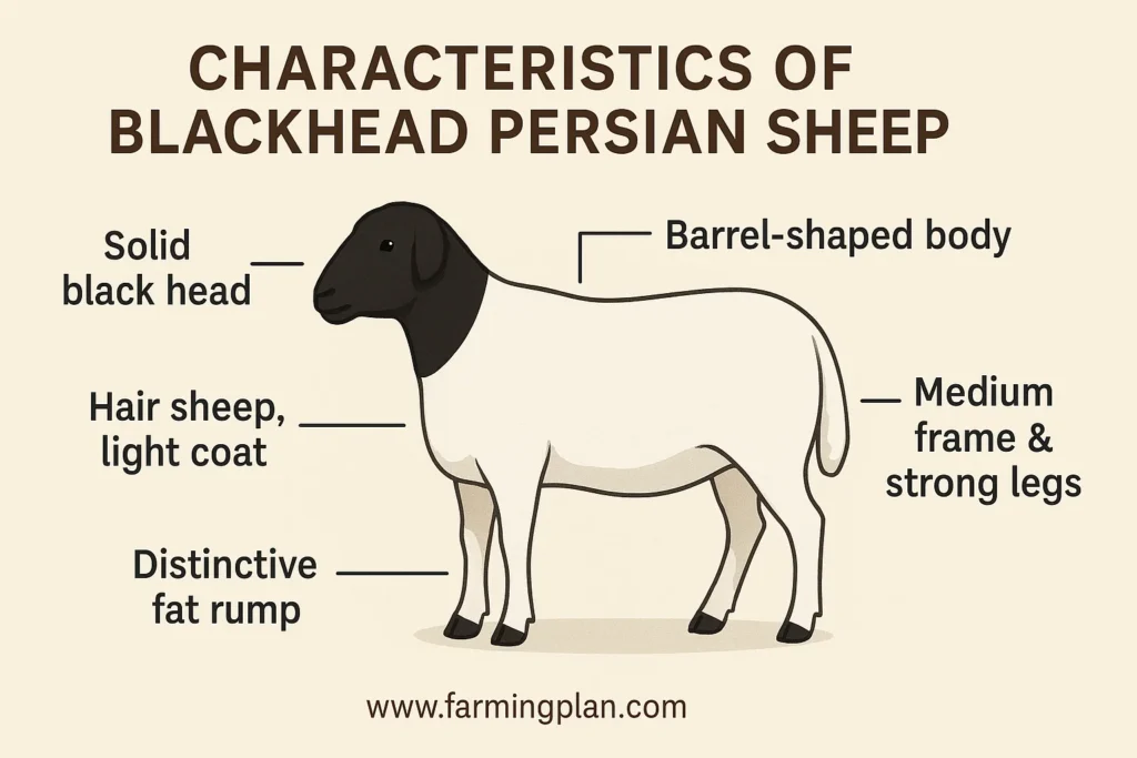 Characteristics of Blackhead Persian Sheep