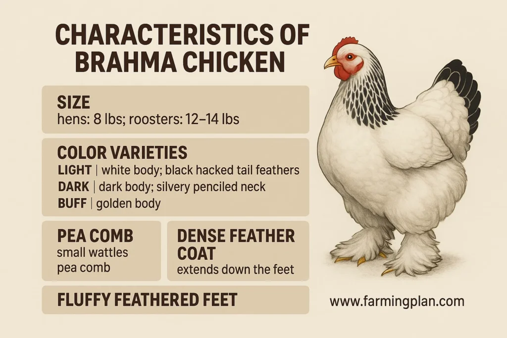 Characteristics of Brahma Chicken