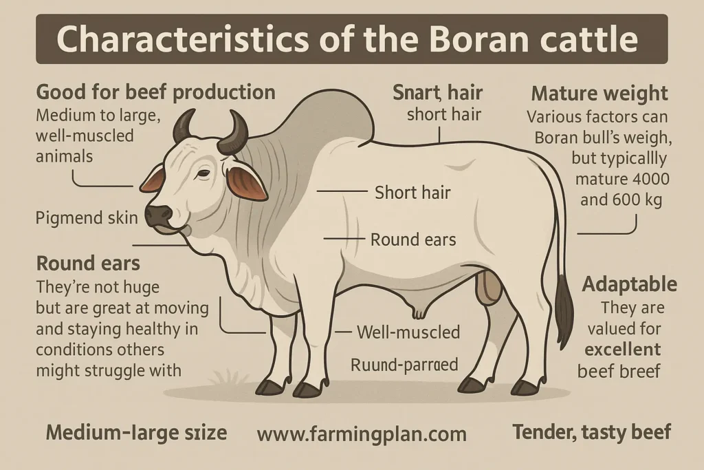 Characteristics of the Boran cattle