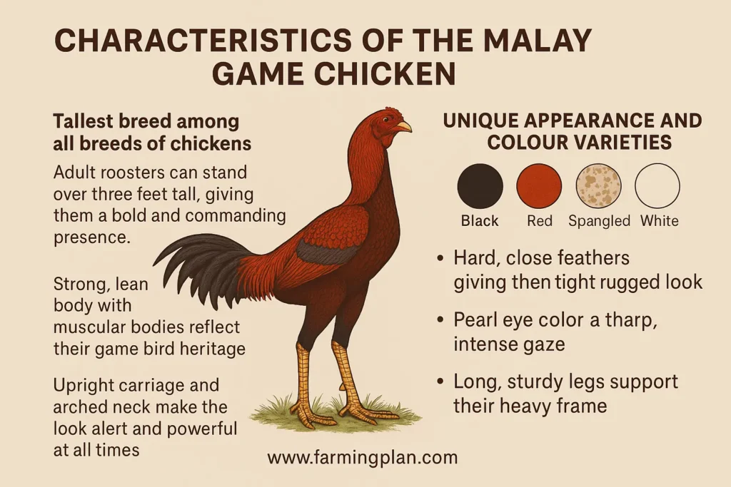 Characteristics of the Malay Game Chicken