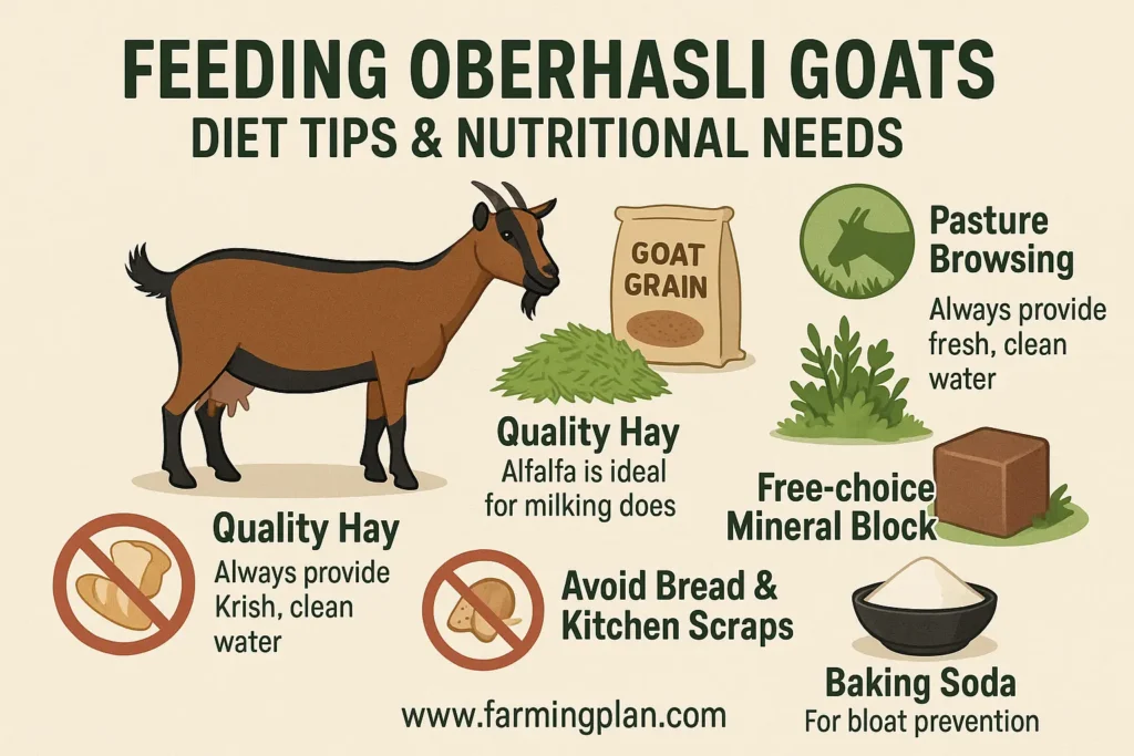 Feeding Oberhasli Goats: Diet Tips & Nutritional Needs