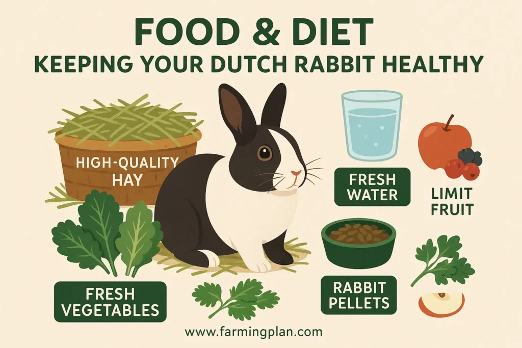 Food & Diet Keeping Your Dutch Rabbit Healthy