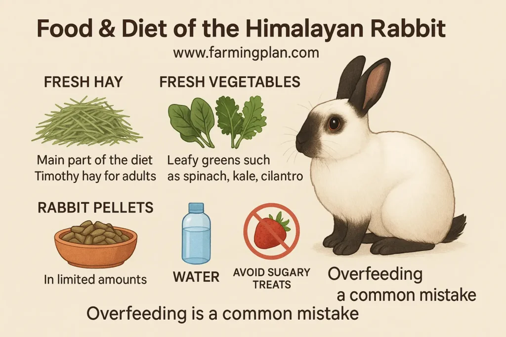 Food & Diet of the Himalayan Rabbit