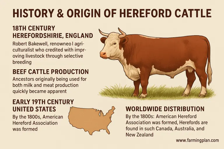 History & Origin of Hereford Cattle
