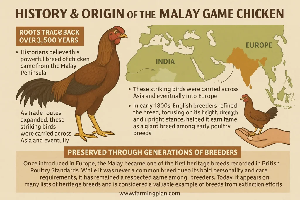 History & Origin of the Malay Game Chicken