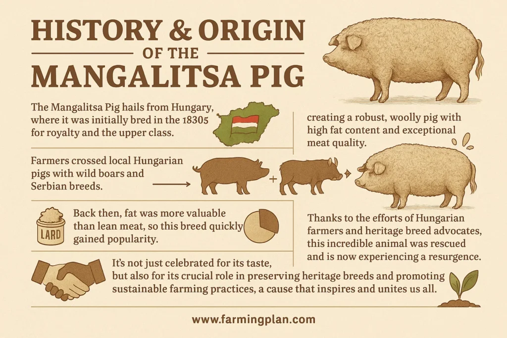 History & Origin of the Mangalitsa Pig
