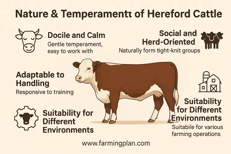 Nature & Temperament of Hereford Cattle