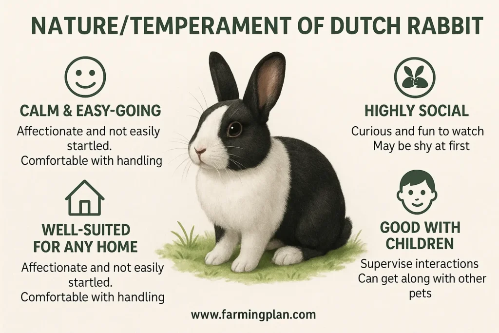 Nature Temperament of the Dutch Rabbit