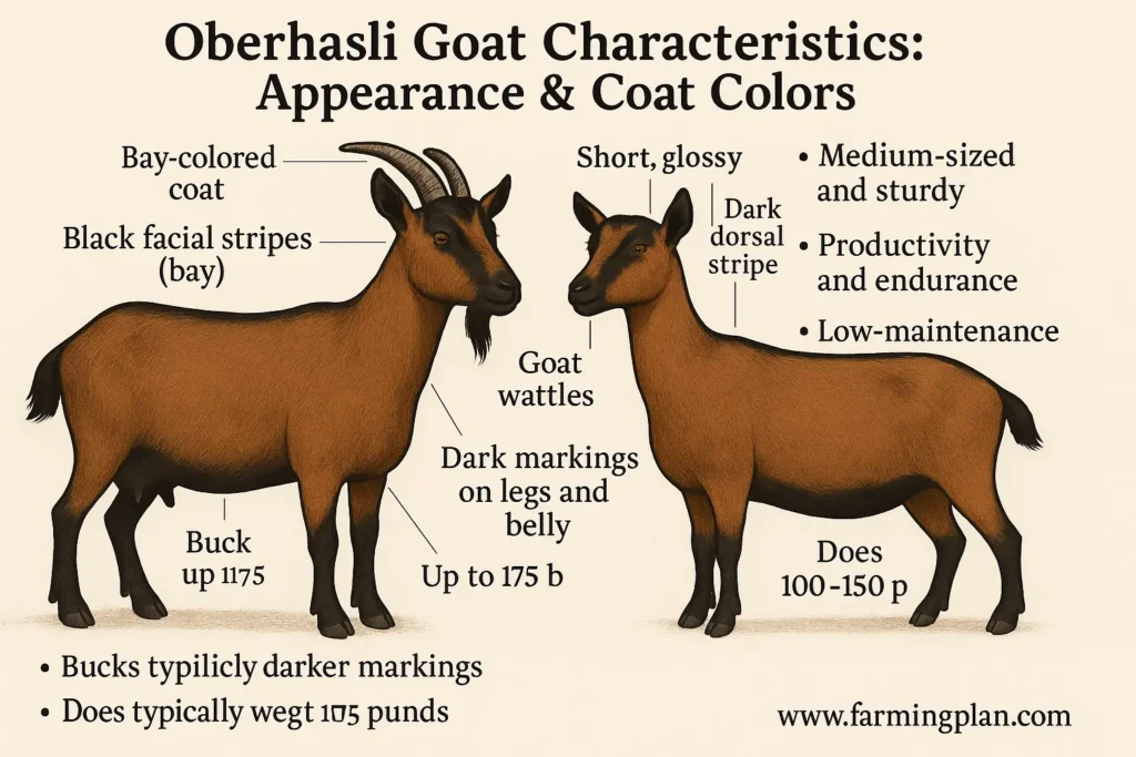 Oberhasli Goat Characteristics: Appearance & Coat Colors