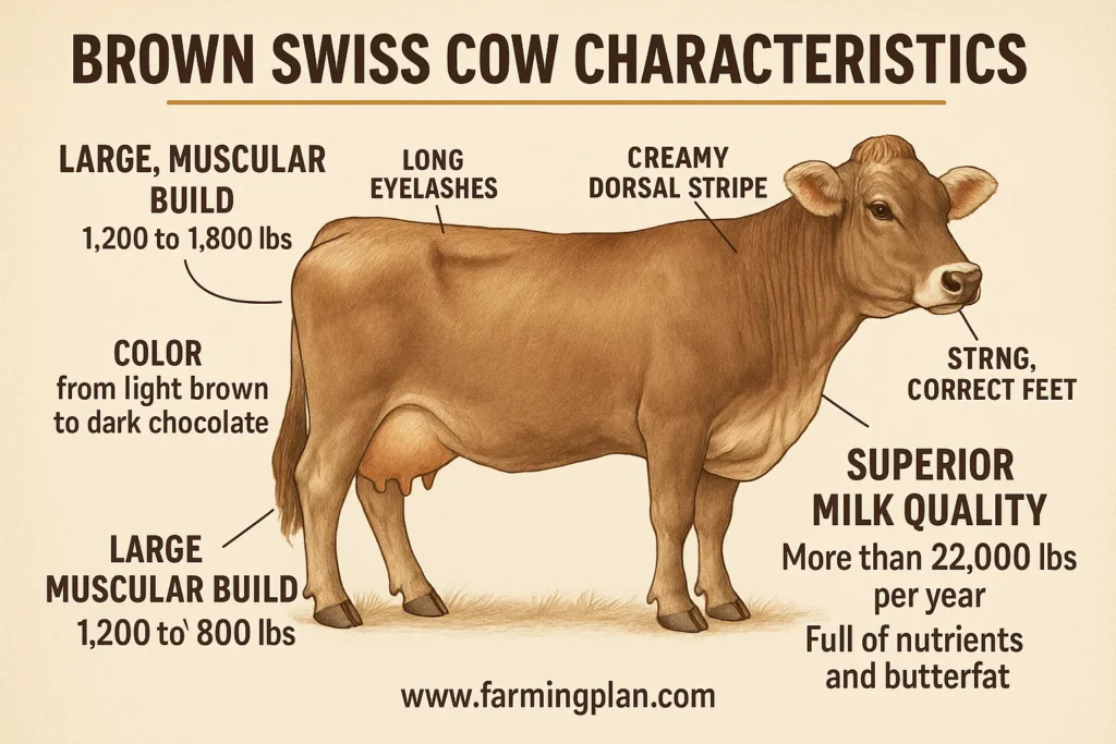 brown swiss cow characteristics