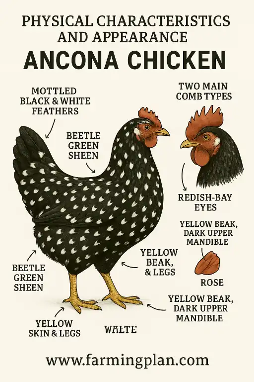 characteristics of ancona chicken