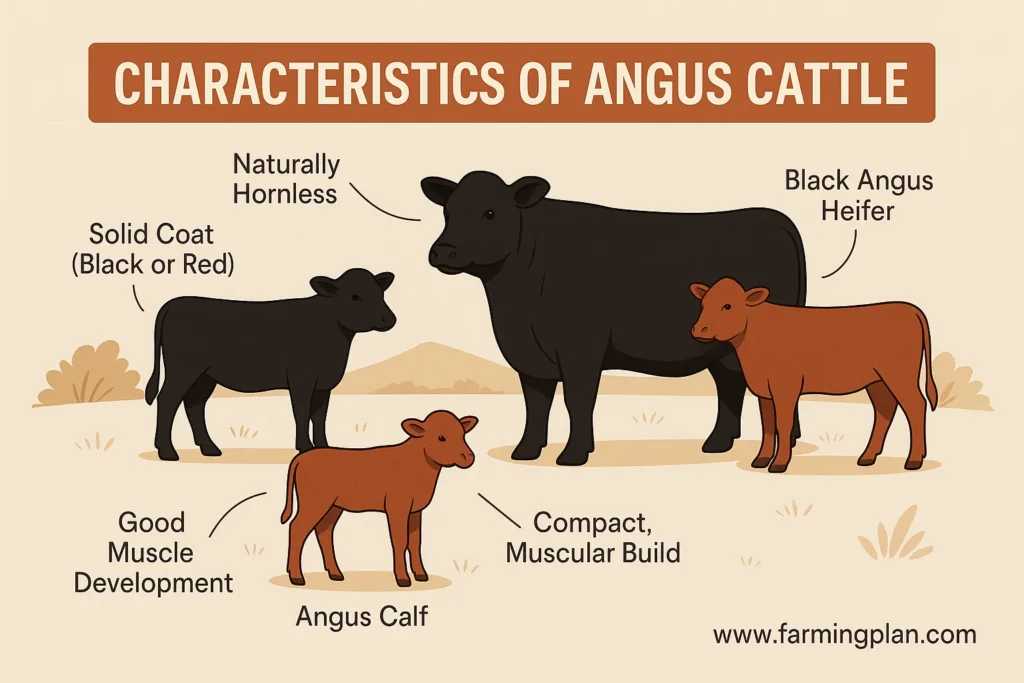characteristics of angus cattle