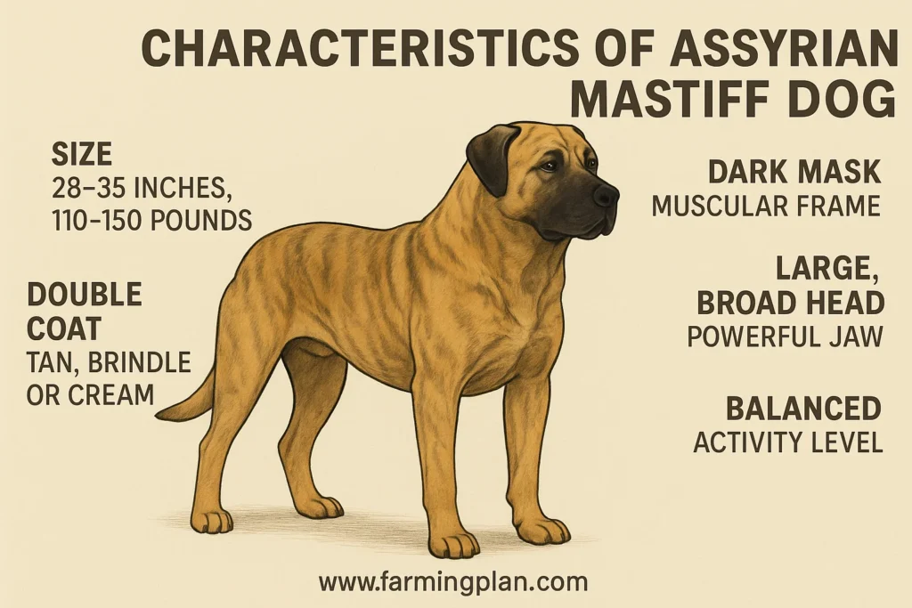 characteristics of assyrian mastiff dog