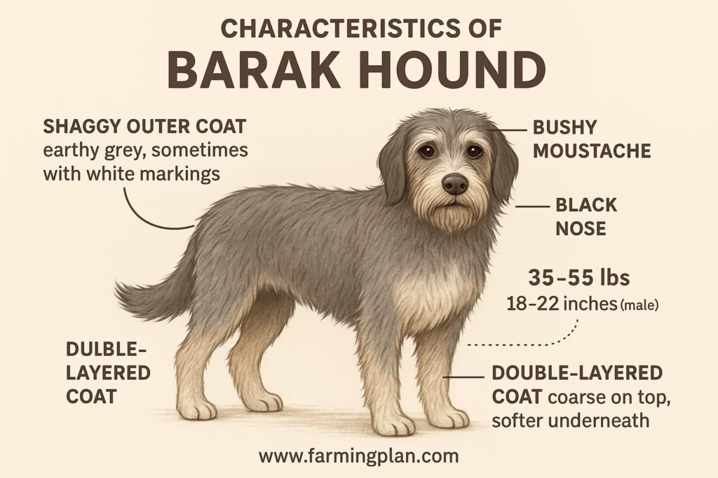 characteristics of barak hound dog