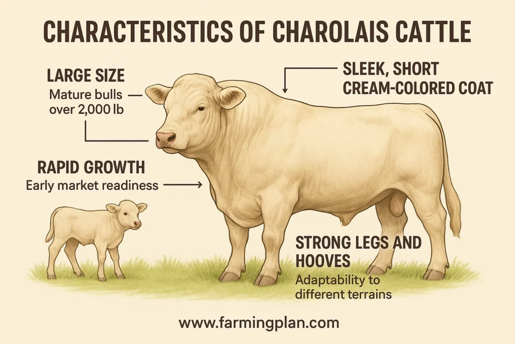 characteristics of charolais cattle