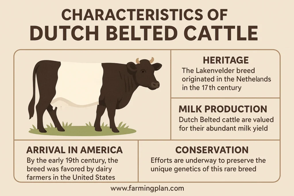 characteristics of dutch belted cattle
