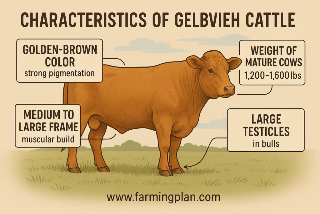 characteristics of gelbvieh cattle