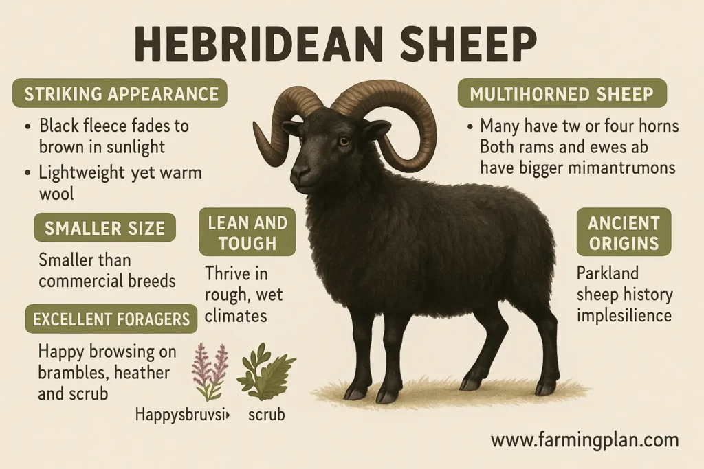characteristics of hebridean sheep