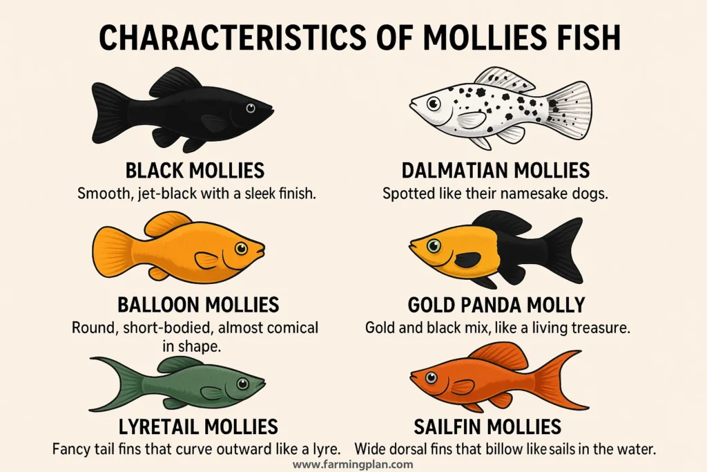 characteristics of mollies fish