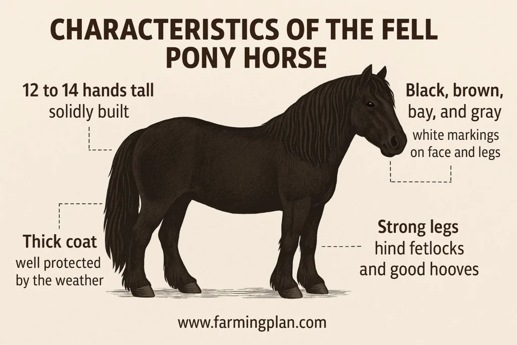 characteristics of the fell pony horse