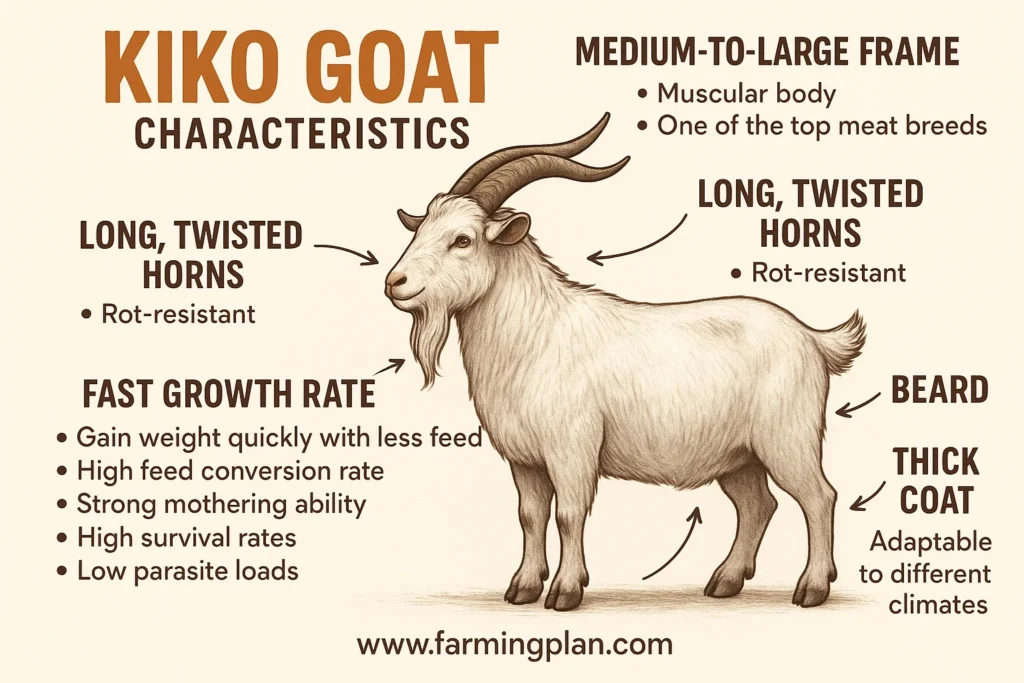 characteristics of the kiko goat