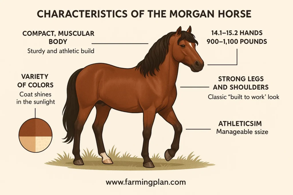 characteristics of the morgan horse