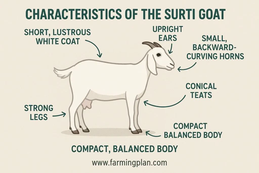characteristics of the surti goat