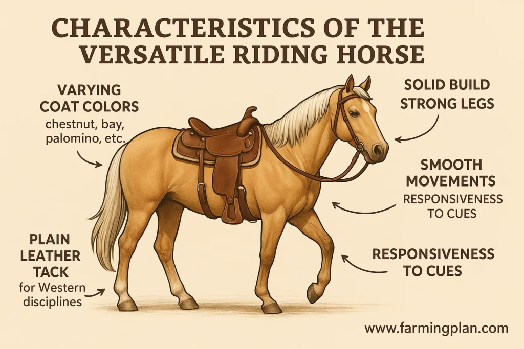 characteristics of the versatile riding horse