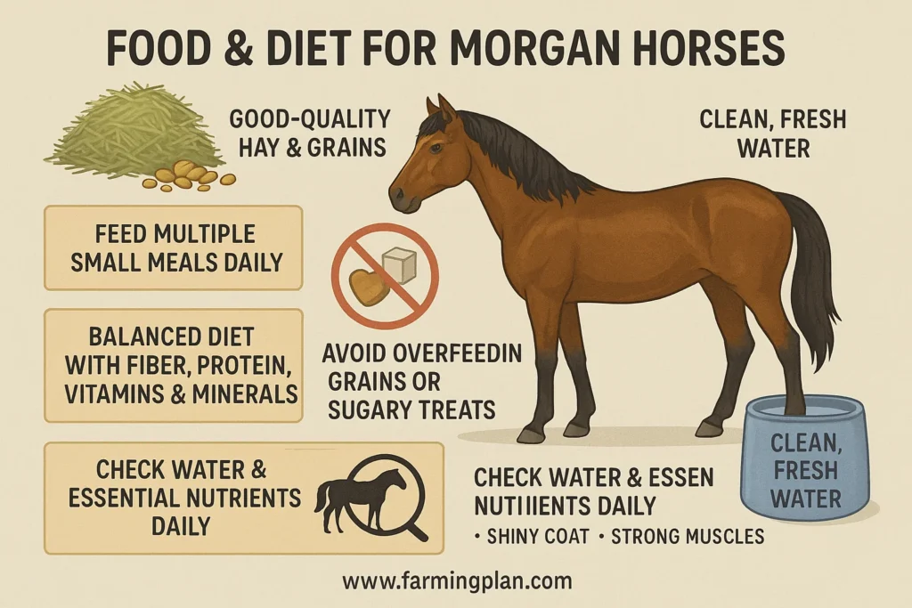 food & diet for morgan horse