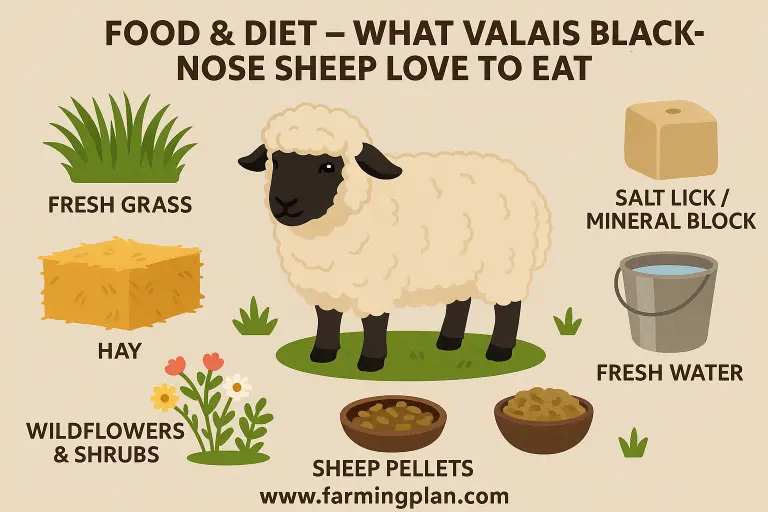 food & diet – what valais blacknose sheep love to eat