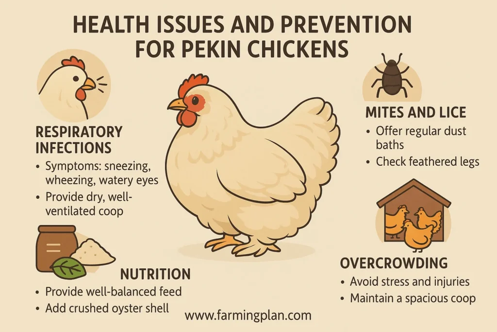 health issues and prevention for pekin chickens