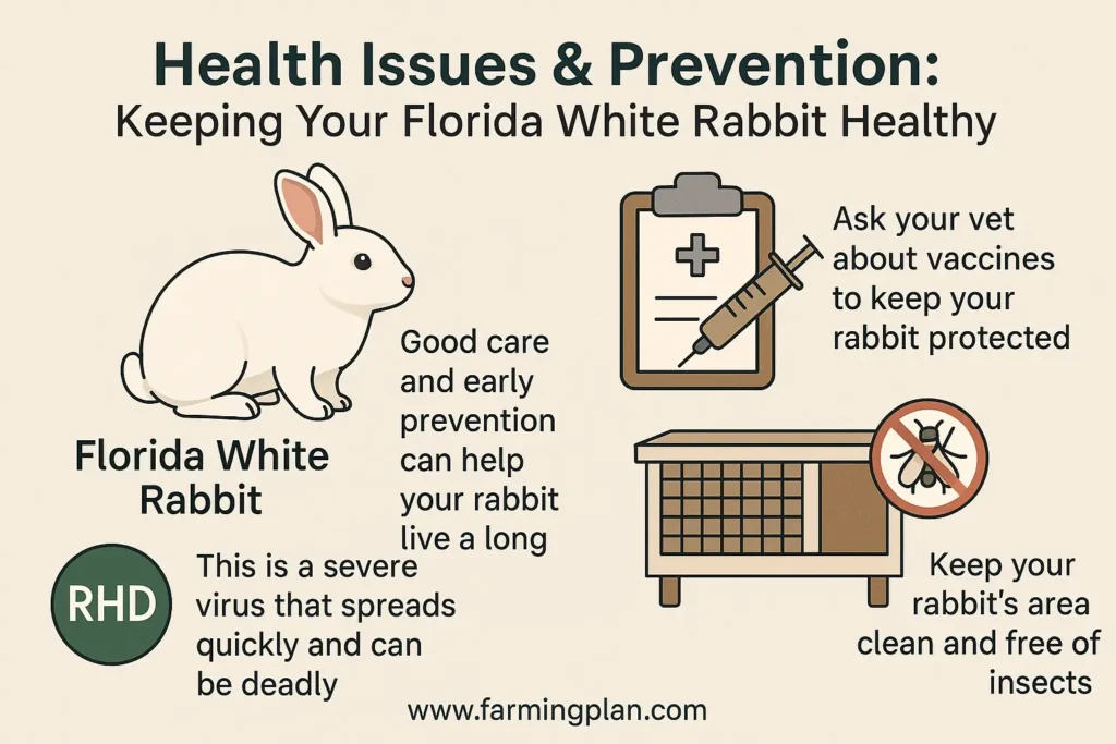 health issues and prevention of florida white rabbit