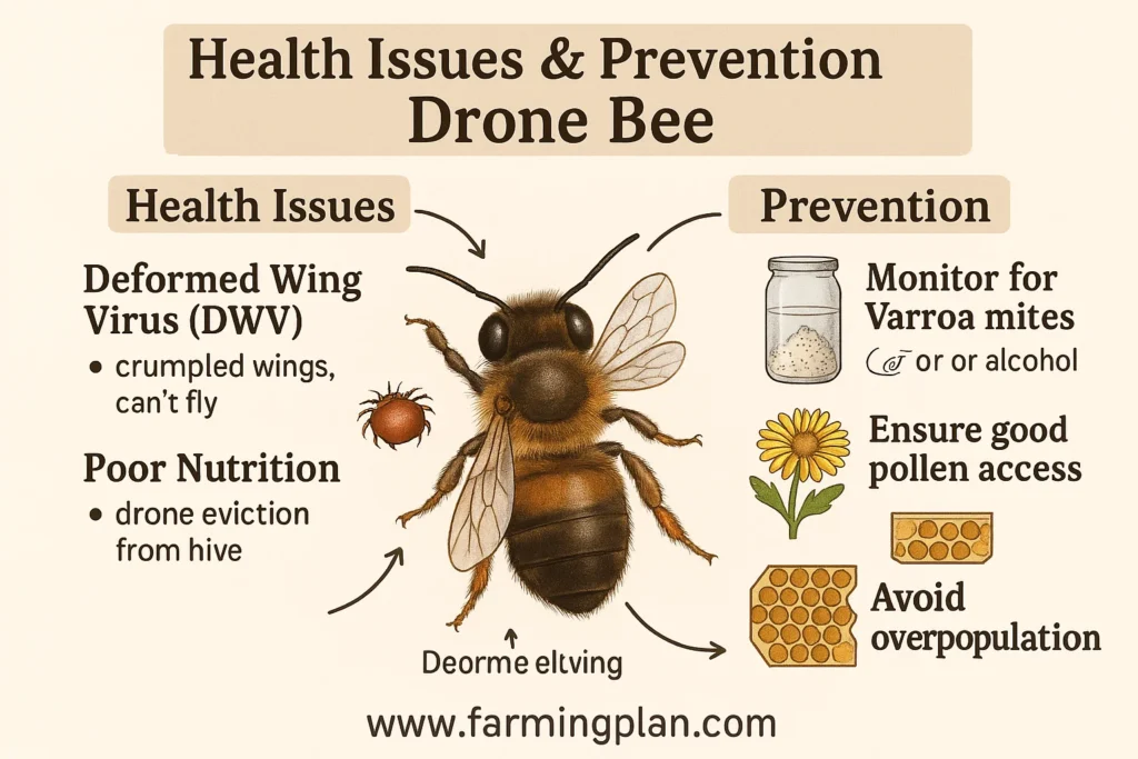 health issues & prevention drone bee
