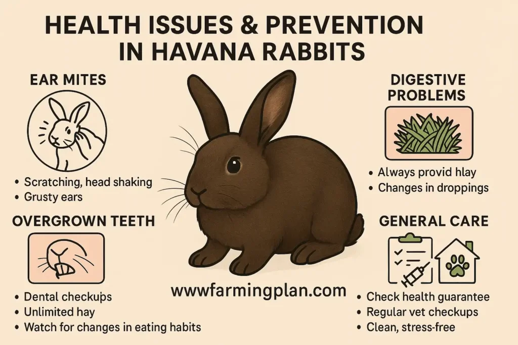 health issues & prevention in havana rabbits