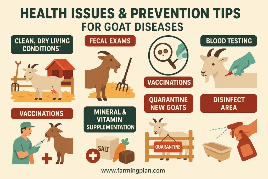 health issues & prevention tips for goat diseases