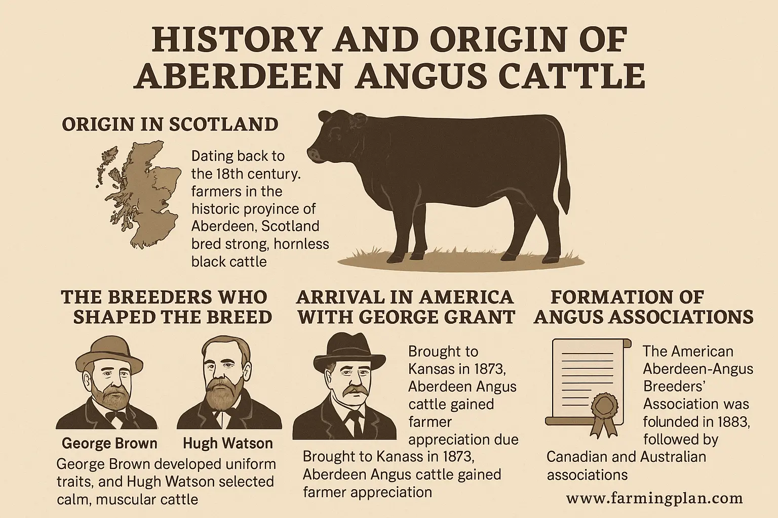 history and origin of aberdeen angus cattle