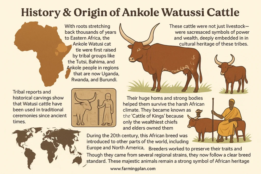 history and origin of ankole watusi cattle