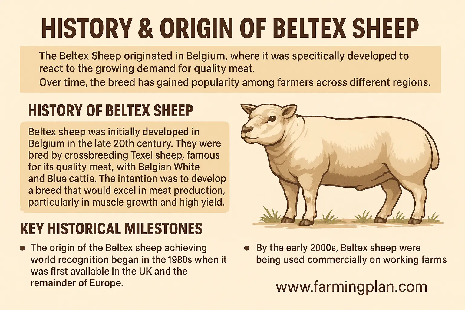 history and origin of beltex sheep