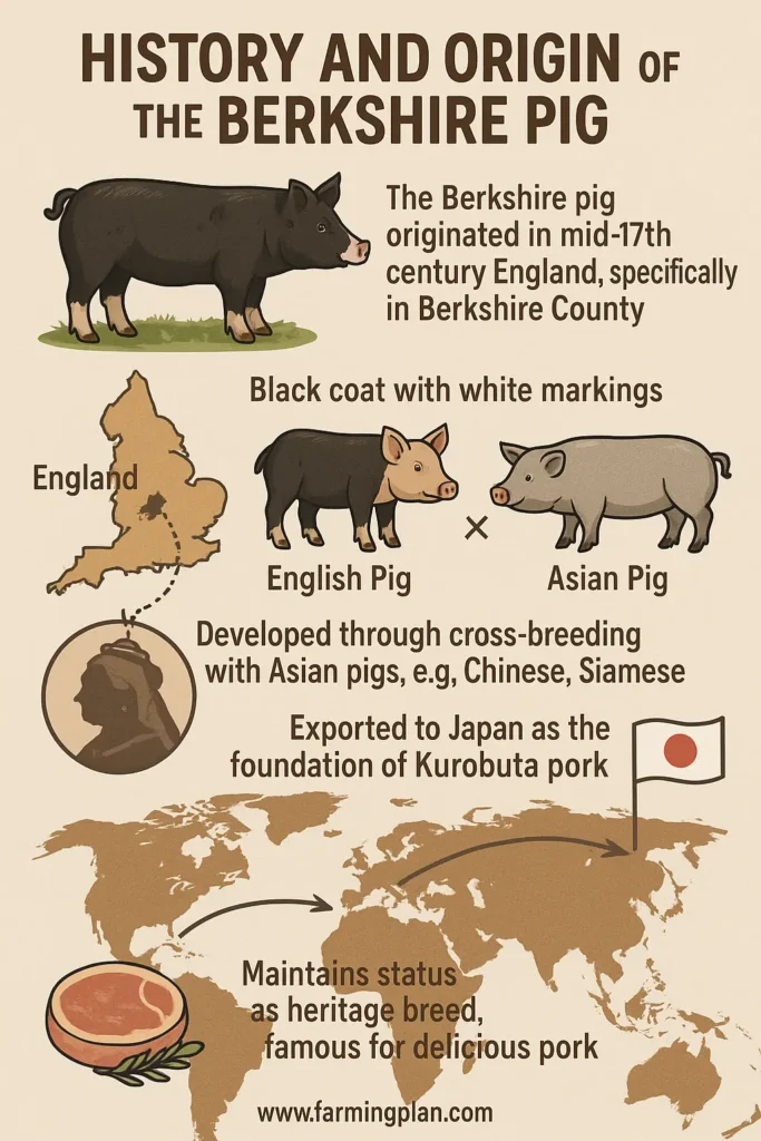 history and origin of the berkshire pig
