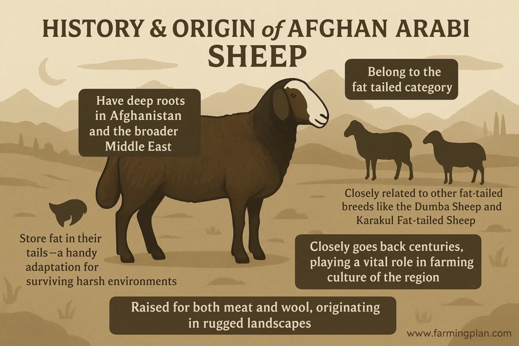 history & origin of afghan arabi sheep