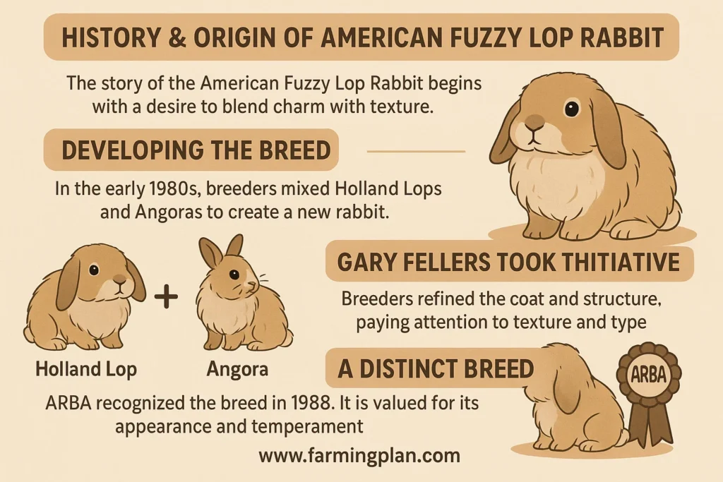 history & origin of american fuzzy lop rabbit