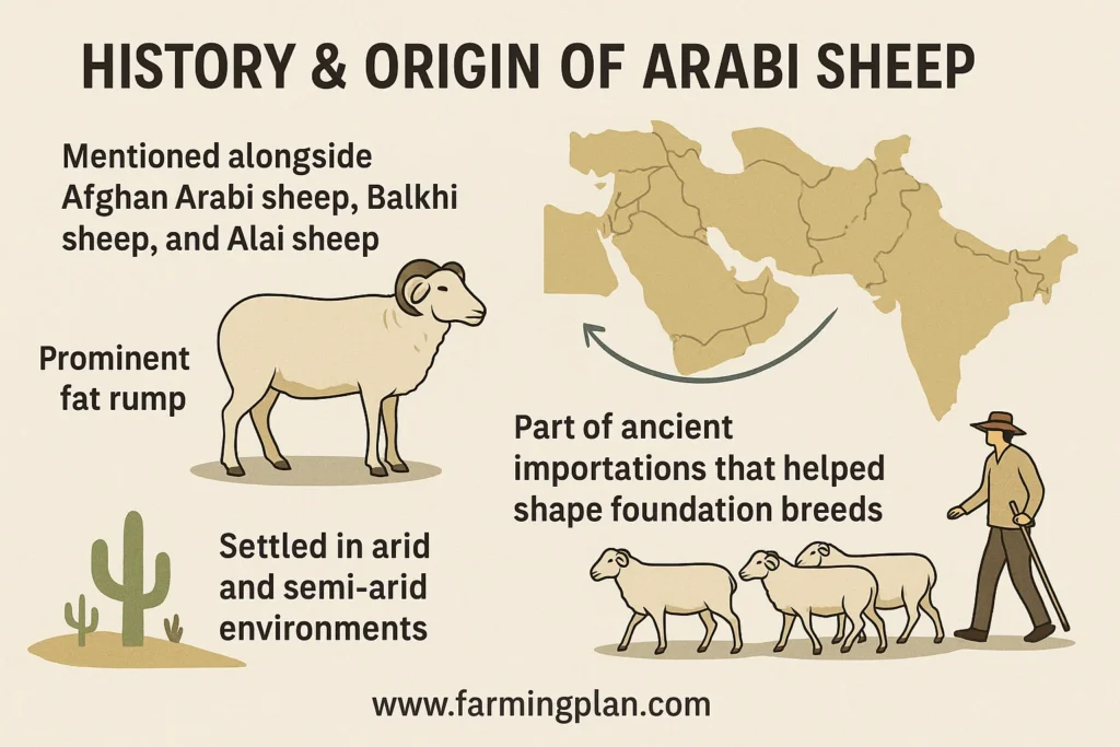 history & origin of arabi sheep