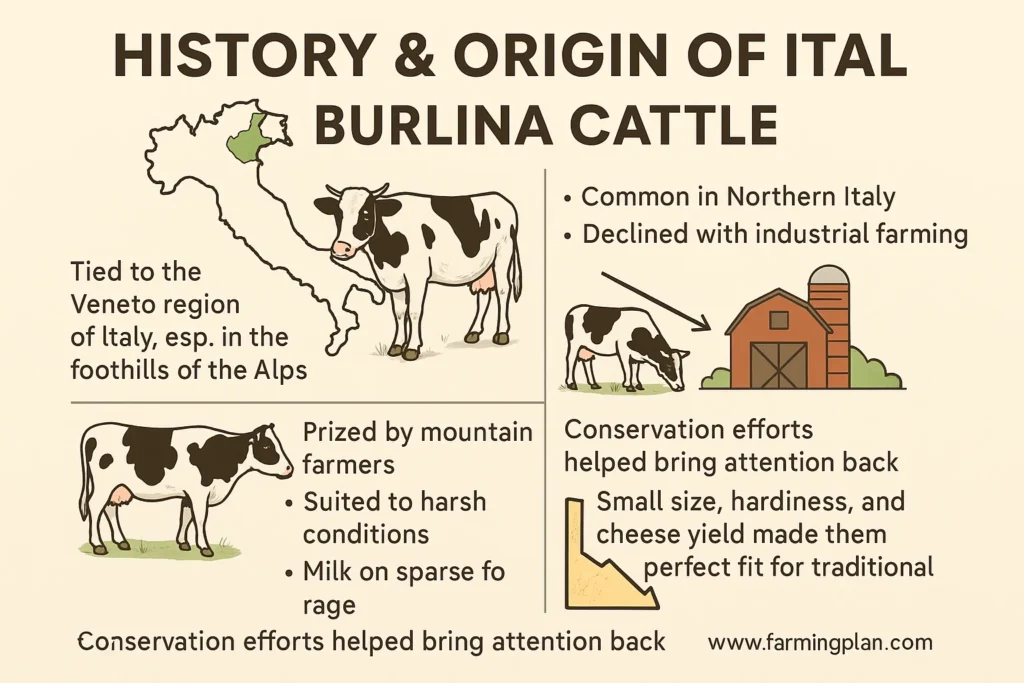history & origin of burlina cattle