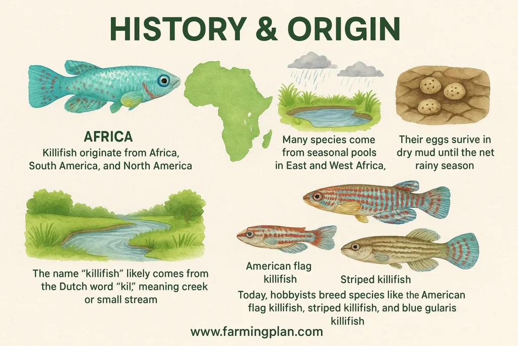 history & origin of killifish