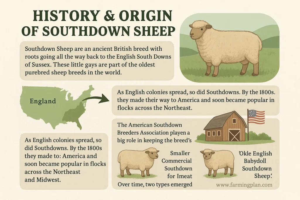 history & origin of southdown sheep