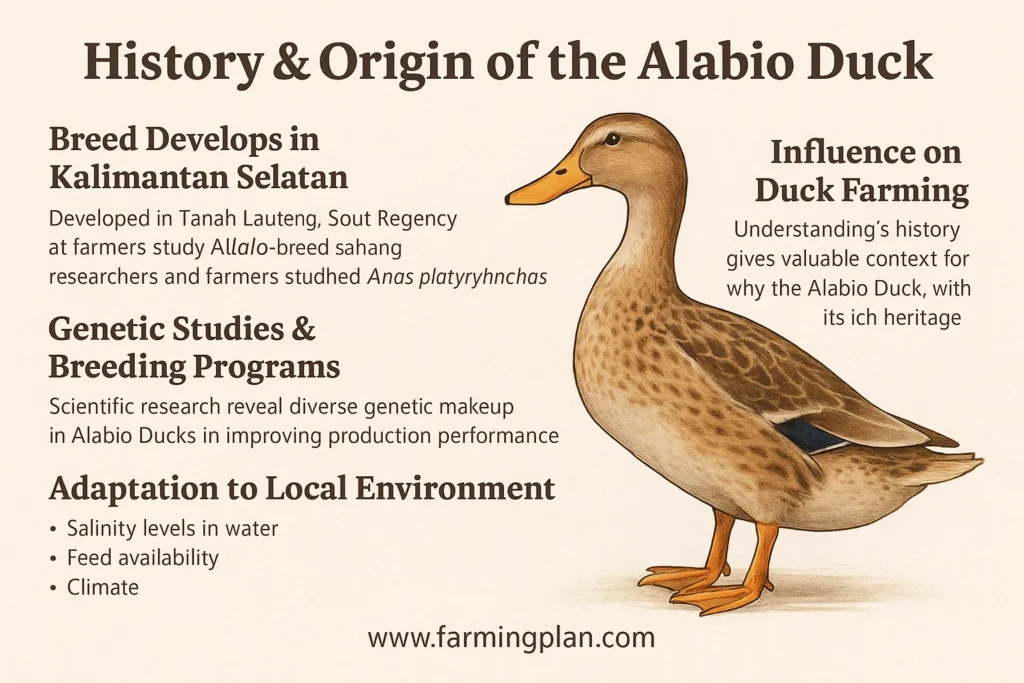 history & origin of the alabio duck