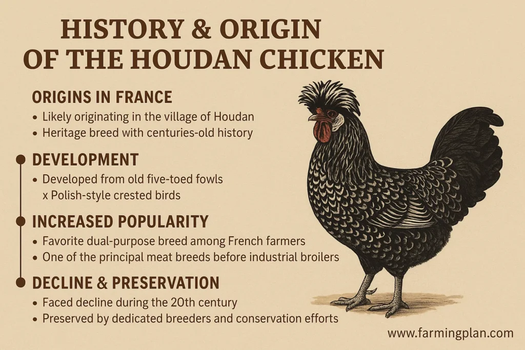 history & origin of the houdan chicken