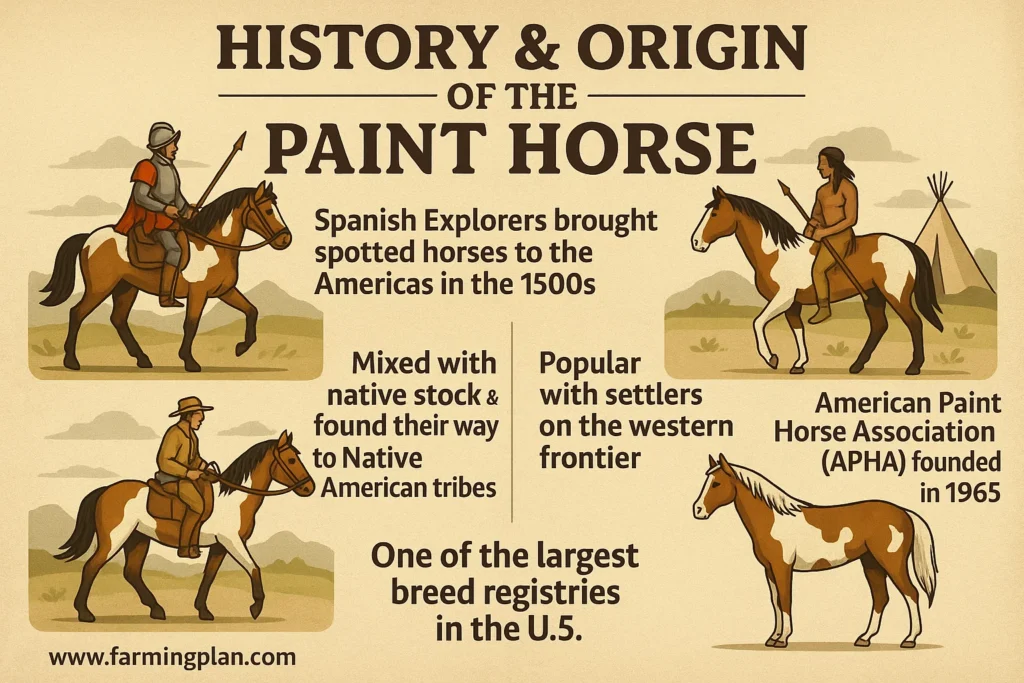history & origin of the paint horse